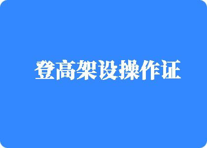 摸舔操视频登高架设操作证